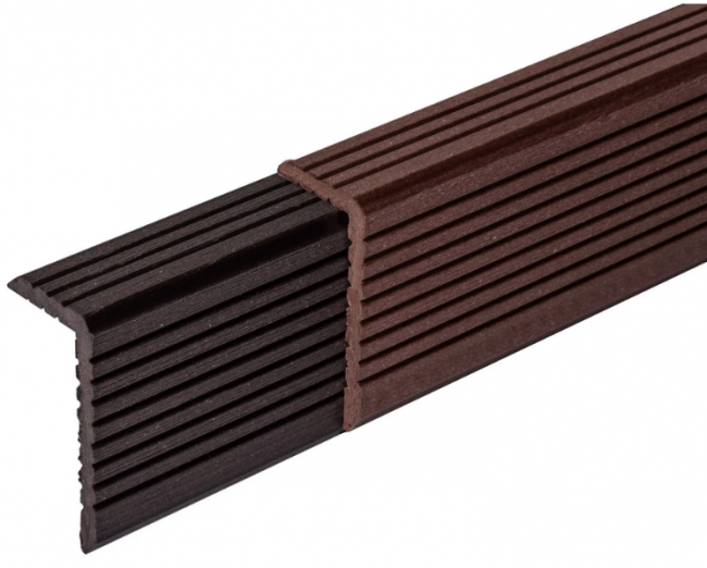 Угол дпк Деревопласт Шоколад