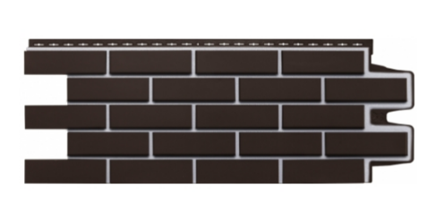 Фасадная панель клинкерный кирпич Премиум Grand Line шоколад