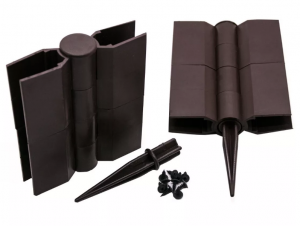 Поворотный угловой шарнир, пластиковый Коричневый