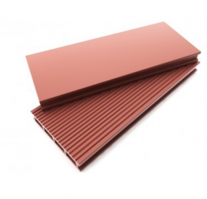 Террасная доска из ДПК (декинг) Dimdeck вельвет терракотовый