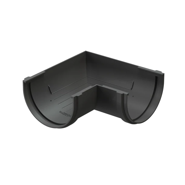 Угол желоба 90˚ Премиум (Premium), Графит 7024 Угол желоба 90˚ Премиум (Premium), Графит 7024