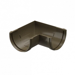 Угол желоба 90˚ Премиум (Premium), каштан 8017 Угол желоба 90˚ Премиум (Premium), каштан 8017