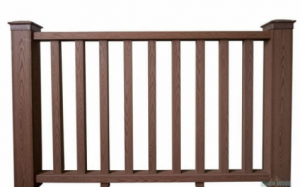 Ограждение из ДПК Темно -Коричневый