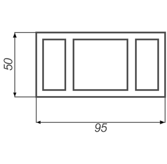 Перила нижние из ДПК Faynag Wood Шоколад