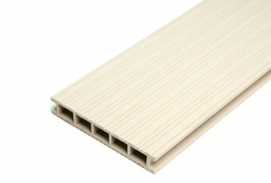 Террасная доска из ДПК Faynag Premium Zebra слоновая кость