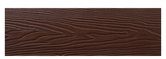 Террасная доска из ДПК Деревопласт с резиновым покрытием орех